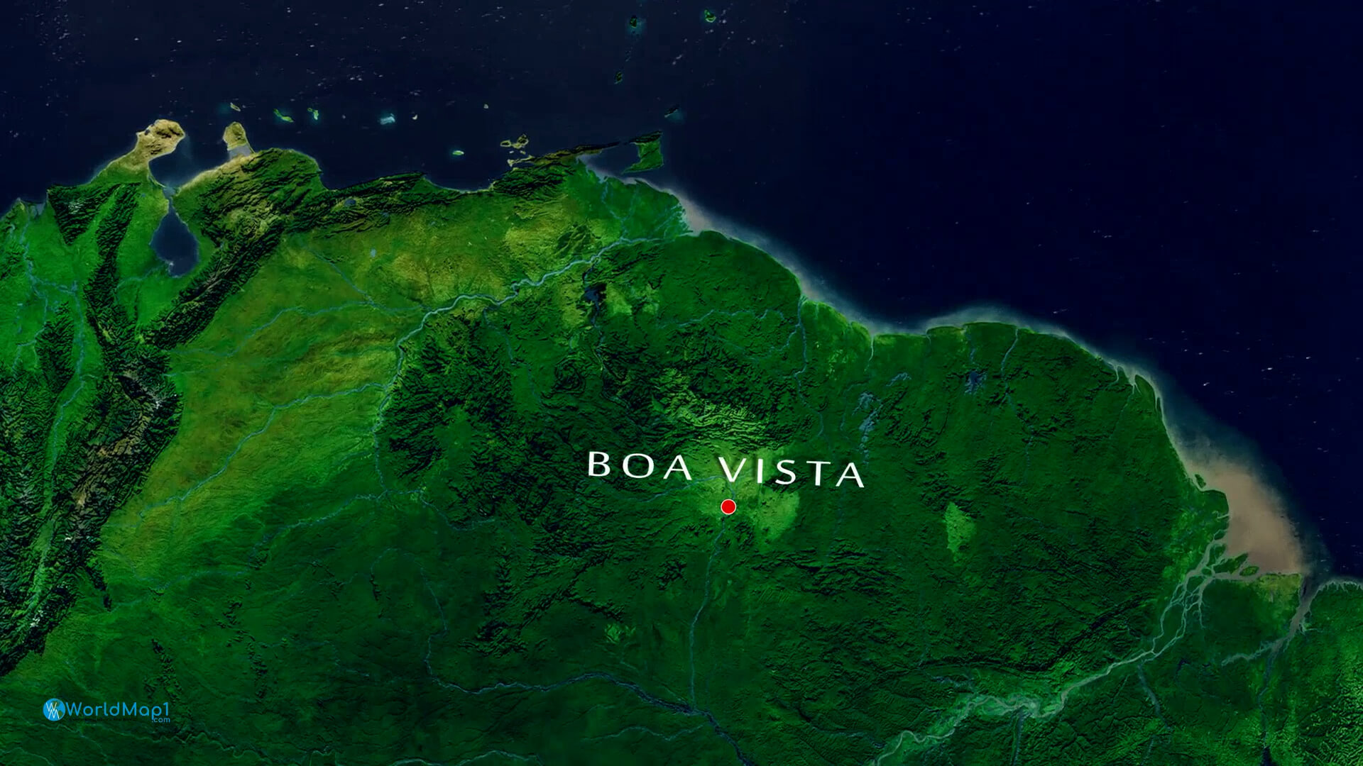 Boavista Satellite Image Brazil